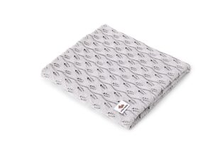 Kocyk MIKO BABY ażur szary